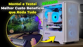 O Melhor PC GAMER Barato Até R$1800 para Rodar Tudo em 2024 (Montagem e Testes)