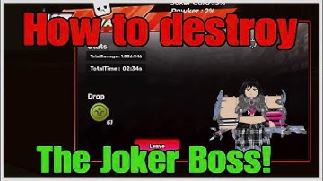 How to kill theJoker boss in Hunty Zombies.