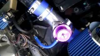 eBay 2.5 inch FMIC kit and type S BOV knockoff on Mazdaspeed Protege