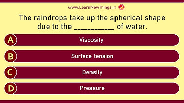 Physics Quiz - Part 5 | 20 Questions | General Science Questions for Students