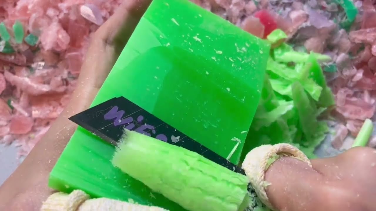 Most Satisfying Soap Cutting ASMR 🧼 | Relaxing Sounds | No Talking #asmr #soapcutting #asmrsounds