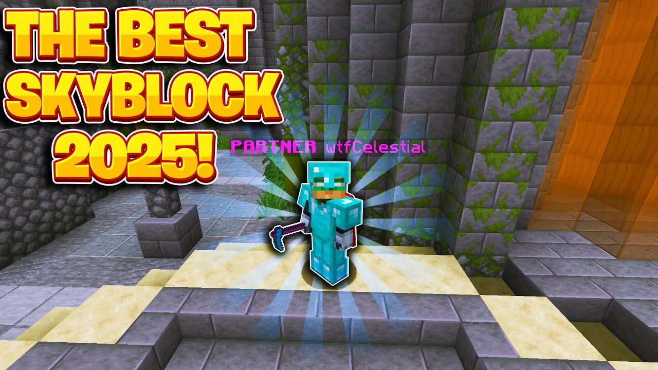 *NEW* MINECRAFT OP SKYBLOCK SERVER IN 2025! 1.20.6 -1.21.4 JAVA ...