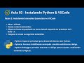 Curso Python Iniciantes - Instalando o Visual Studio Code (Parte 02)
