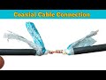 How to connect Coaxial cable || How to connect dish wire|| proper wire connection