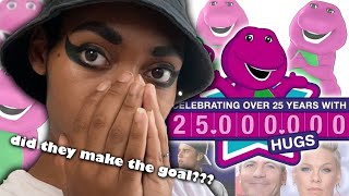 That One Time Barney Asked The World For 25 Million Hugs