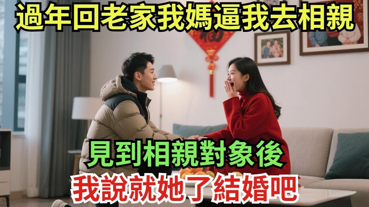 過年回老家我媽逼我去相親，見到相親對象後，我說就她了，結婚吧#真實故事#案件#奇聞#故事#奇聞觀察室#奇聞#真相#奇聞軼事#談笑娛生