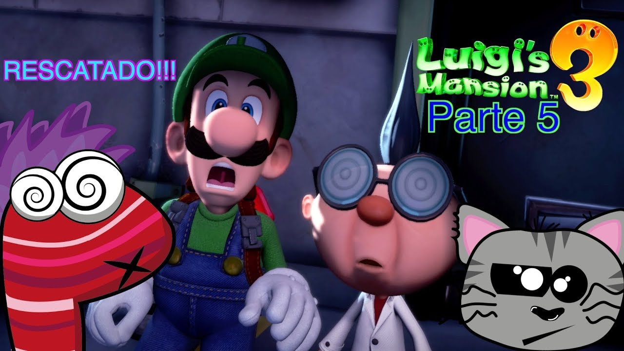 RESCATAMOS al Profesor D-SASTRE con la nueva ASPIRADORA / Luigi´s Mansion 3 / Parte 5