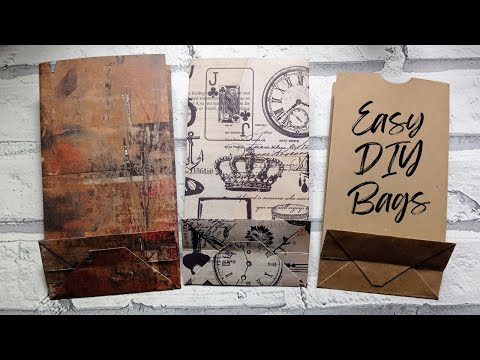 Videó: Papírtáska készítése (képekkel)