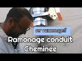 Ramonage conduit cheminée débutant