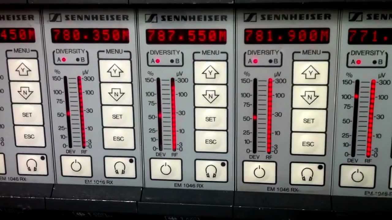Récepteurs Sans Fil Sennheiser EM1046 – Série 5000 – Occasion – Allemagne