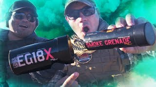 How to Use a Tactical Smoke Grenade (EG18X)