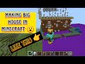 How to make a small house in Minecraft 😲😁 #minecraft
