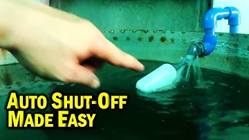 DIY Auto Shut-Off for Water Tanks: Install a Float Valve Easily