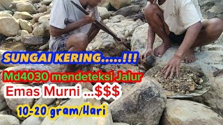 Hebooh..[][][] Penemuan Jalur Emas Sungai Sumatera..!! Mental Detektor,,,$$ Bisa Kaya Raya.