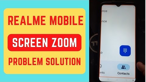 Realme Mobile Screen Zoom Problem Solution || Realme New Model Screen Zoom Kaise Kare