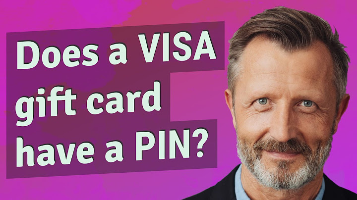 What is the pin for my visa gift card