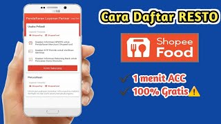 Cara daftar shopee food sebagai penjual terbaru ( cara daftar shopee food 2026 bisnis rumahan )