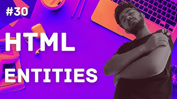 HTML5 - Entities in HTML