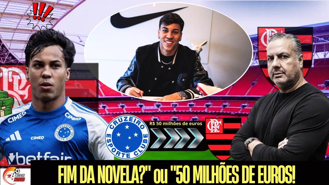 BOMBA! CRUZEIRO PEDE 50 MILHÕES POR KAIO JORGE E TRAVA FLAMENGO