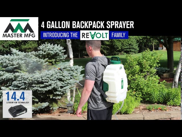 Yard Mastery 4-Gallon Battery Backpack Sprayer