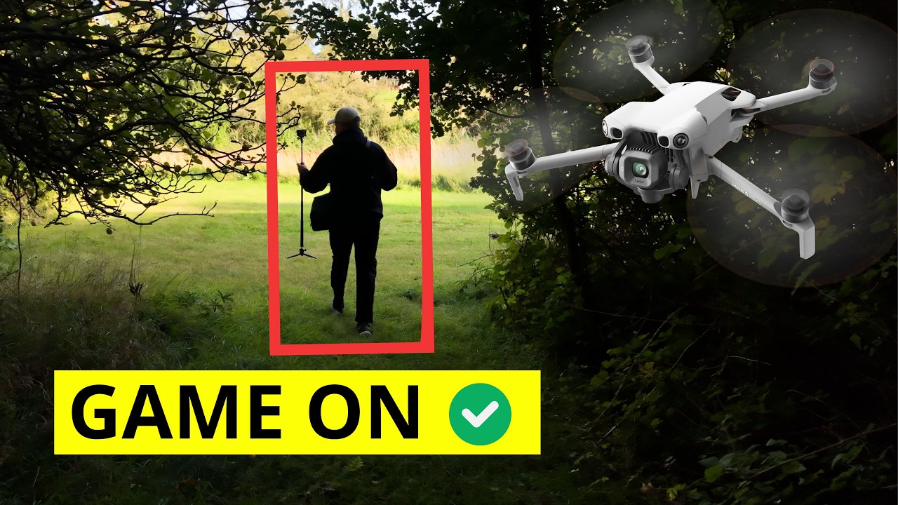 Испытание активного трека DJI Mini 5 Pro с обходом ветвей, узких мест и непредсказуемых условий.