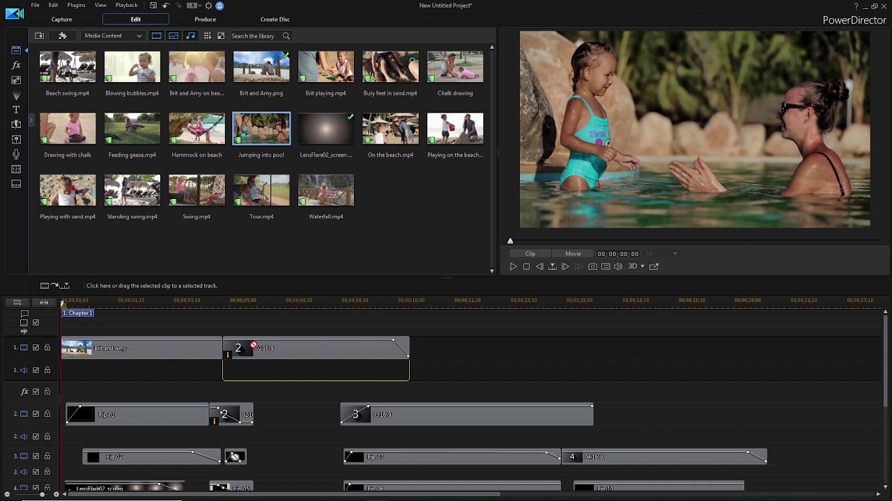 Make a Video Slideshow in Minutes with Express Project | PowerDirector ...