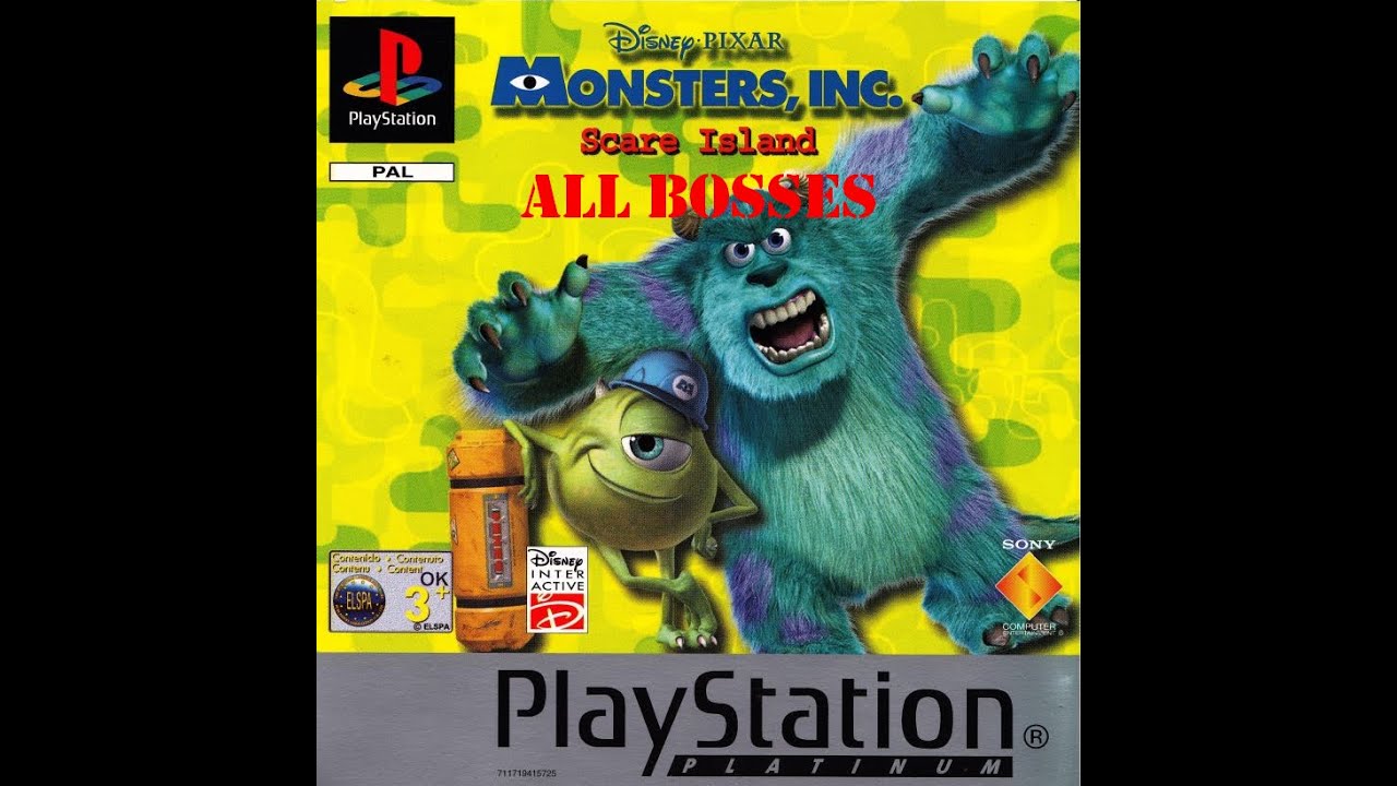 Monsters Inc: Scare Island/Scream Team(PS1) All Boss Races