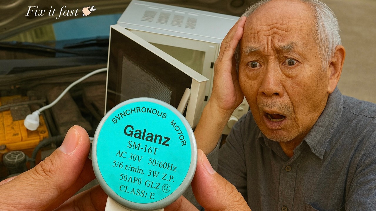 Это ОДНО устройство из МИКРОВОЛНОВОЙ ПЕЧИ восстановит Вашу МАШИНУ навсегда!  Синхронный двигатель