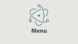 Getting started with Electron - Menu Wealth