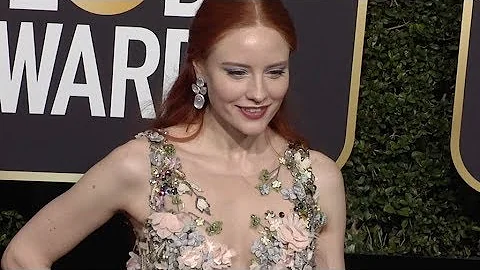 Barbara Meier at The 75th Annual Golden Globe Awards
