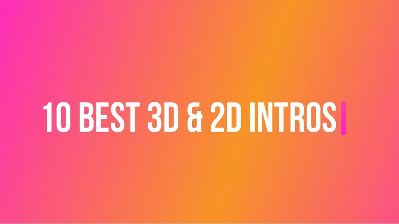 Top 10 3D & 2D Intro Background 2021 No Text & No Copyright Free Download | Non Copyright Intros