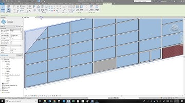 Revit Tutorial - Editing Curtain Walls / Adding Door