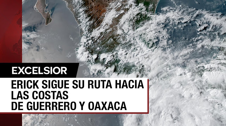 Tormenta Erick se convierte en huracán categoría 1