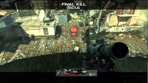 AMAZING MW3 TRICK SHOT SNIPER!