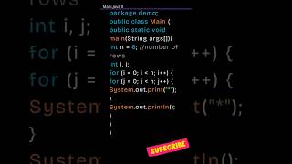 Java Square Fill Pattern Program 🔥⬜⬜⬜ 😍 #shorts #shortsfeed