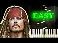 PIRATES OF THE CARIBBEAN - HE'S A PIRATE - Easy Piano Tutorial