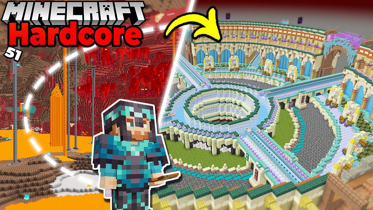 Я преобразовал Нижний мир в Minecraft Hardcore 1.20 Survival Let's Play