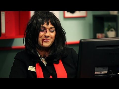 ფშუტე ბანკი-ეკა ძაბანაძის ცემა [18+] ცენზურის გარეშე