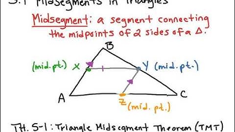 Midsegments in Triangles