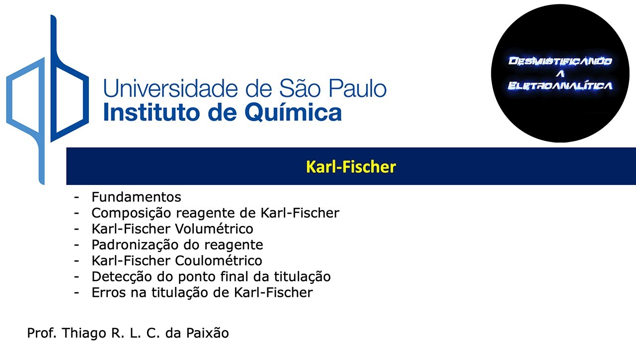 Titulação de Karl Fischer