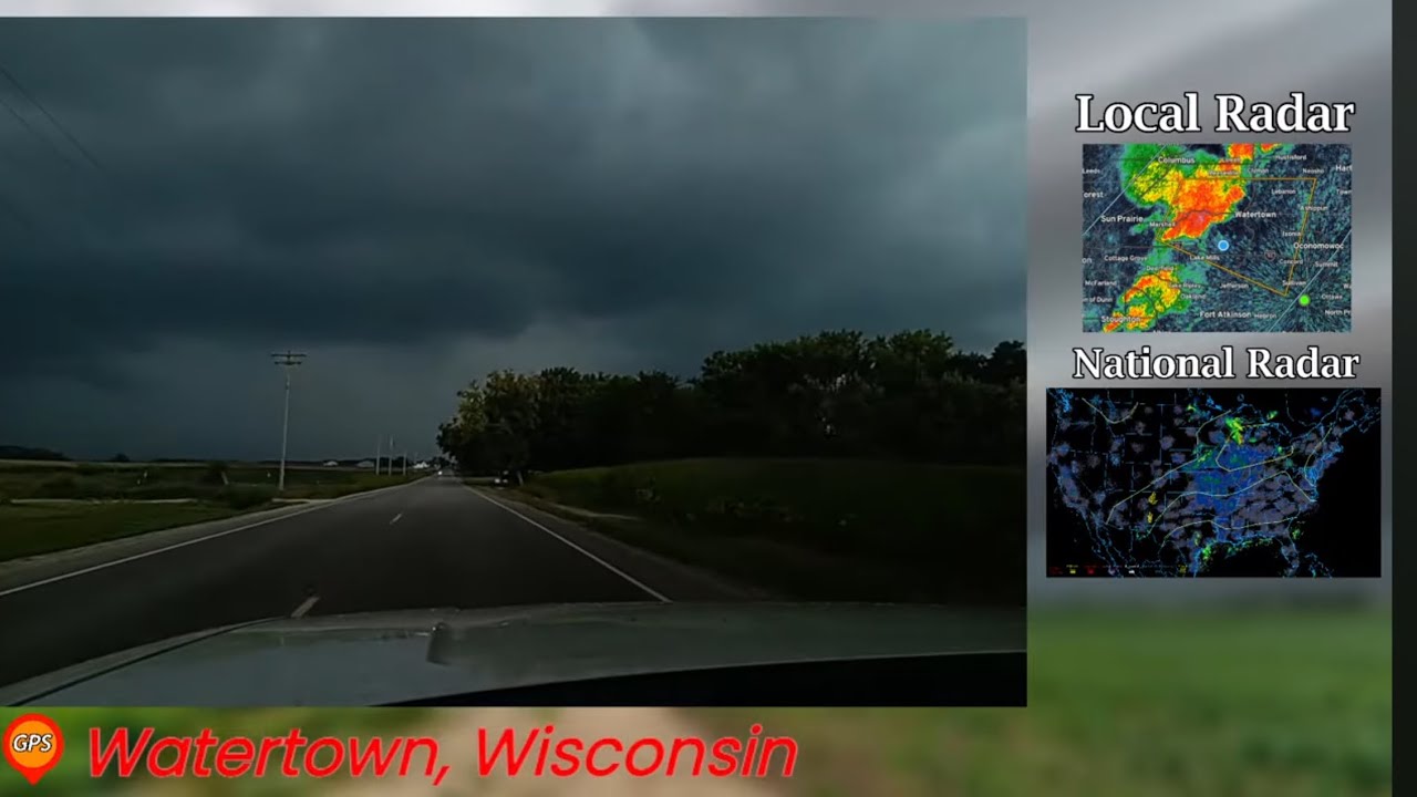 Severe Storms In Wisconsin Live As It Happened (Live Storm Chasing 8-27 ...