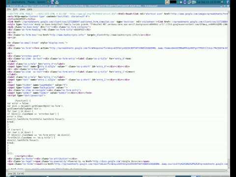 BASH lesson tutorial Post Web Form with Curl