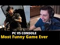 Shroud Warzone Most Funny Gameplay Ever | PC VS CONSOLE