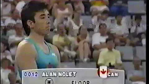 Alan Nolet (CAN) FX - 1992 Olympics 1A