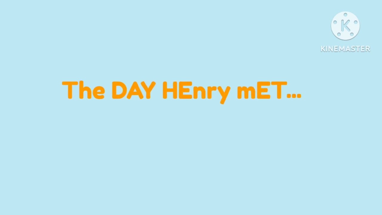 the day henry met title card running shoes in logo remake