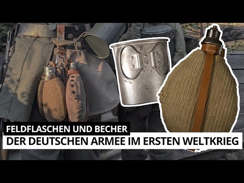 (WW1) Die deutschen Feldflaschen im ersten Weltkrieg.
