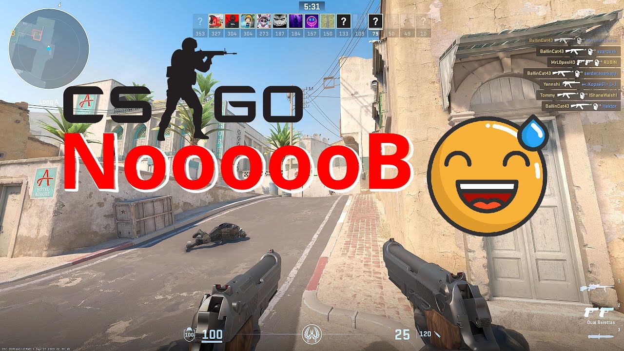 my first gameplay in cs go 2 - YouTube