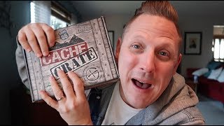 WHAT'S INSIDE WILL GET YOU OUTSIDE! (October Cache Crate Geocaching Unboxing)