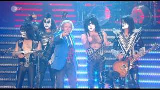 KISS live at 'Wetten dass' on February 27th, 2010. 'I Was Made For Lovin' You' & 'Say Yeah' [HQ]