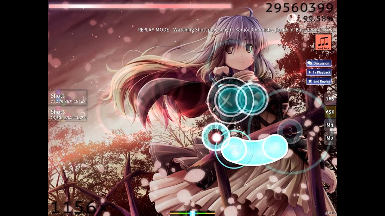 [osu!] senya Kanjou Chemistry (Drum 'n' Bass Remix) (Shott) YouTube